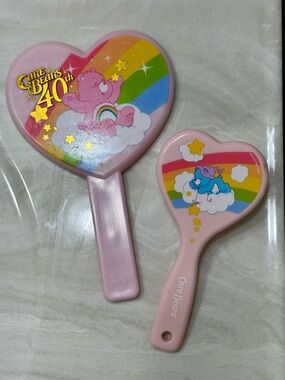 Care Bears Brush & 40th Anniversary Mirror